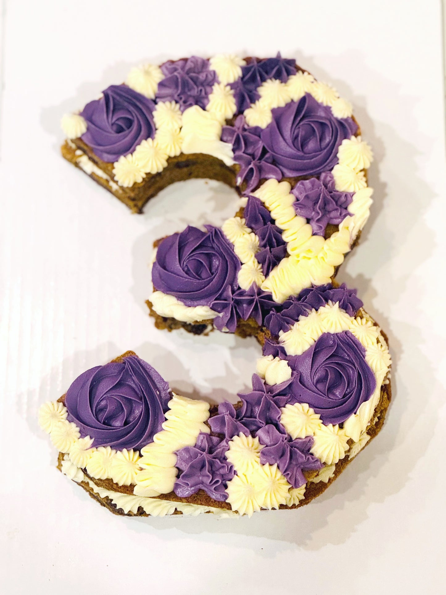 SINGLE LETTER or NUMBER Cookie Cake